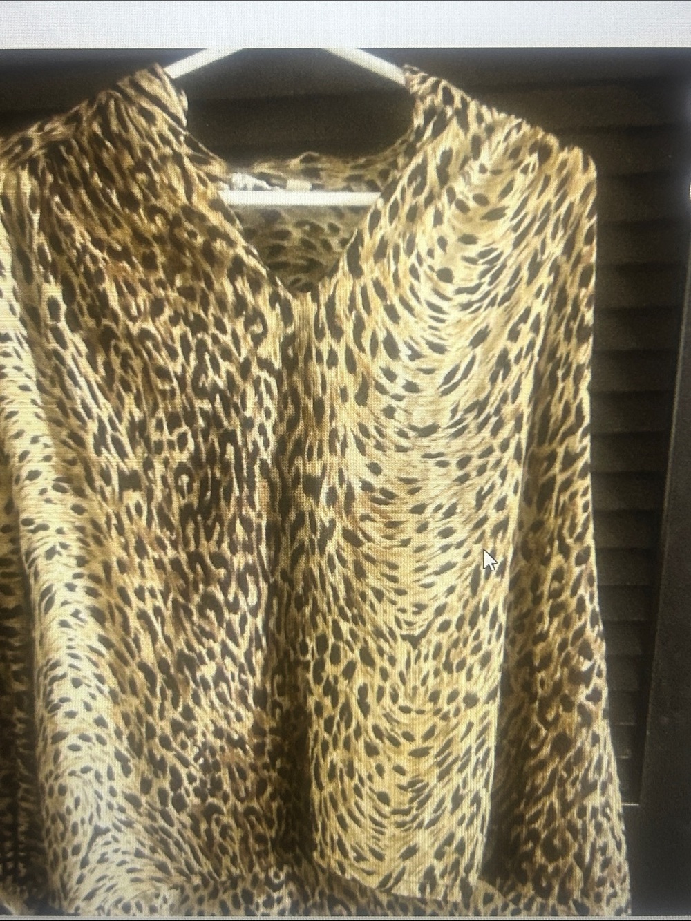 Splendid Leopard-Print V-Neck Tunic - Brown & Black